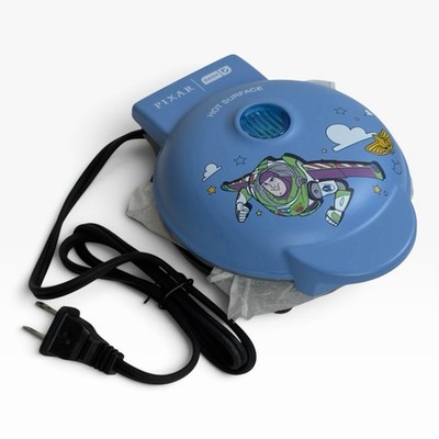 Disney Pixar Dash BUZZ LIGHTYEAR Mini Waffle Maker, 4'' Ceramic Nonstick Surface