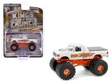Greenlight 49150E 1/64 1990 Ford F-350 Monster Truck White "Iron