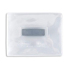 Clear Vinyl Magnetic Badge Holder - Vertical or Horizontal, Credit Card Sized...