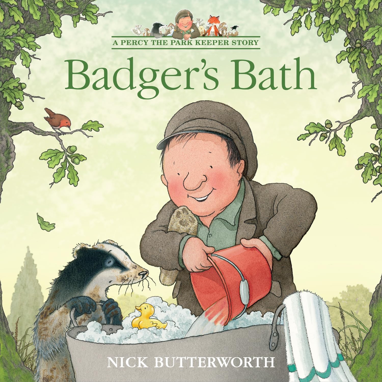 Badger’s Bath: A funny illustrated children’s picture book about