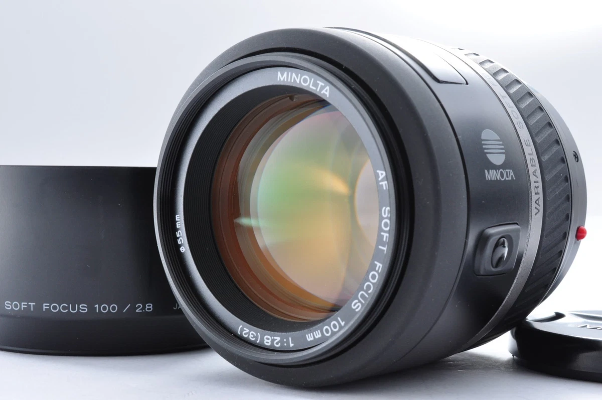 ミノルタ MINOLTA AF SOFT FOCUS 100mm F2.8 Near Mint] Minolta AF Soft Focus 100mm F2.8 Lens from Japan 1591