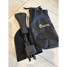 Gerber gorge Compact Folding Survival Shovel Trowel + Pouch Men Outdoor Camping