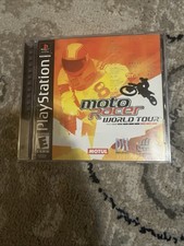 Moto Racer World Tour PS1 Sony PlayStation 1 Complete Black Label Manual
