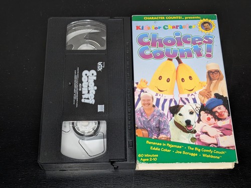 Kids for Character: Choices Count (VHS, 1997) Bananas In Pajamas ...