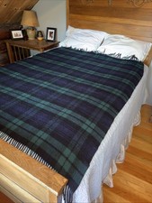 одеяла Scottish Handwoven Tartan Black Watch
