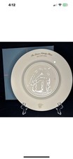 The LENOX 1993 Oh Holy Family NATIVITY PLATE is a collectible holiday item.