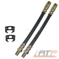 2Xbremsleitung Bremsschlauch BremsschlÄUche+Haltefeder Hinten FÜR Seat Alhambra