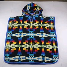 Pendleton Hooded Towel Vintage Poncho RN 29685 Kids 100% Cotton