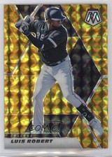2021 Panini Mosaic Reactive Yellow Mosaic Prizm Luis Robert #60 0yj6