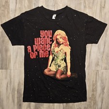 Britney Spears Piece of Me 2009 Virgin Mobile Tour Pop Band Tee