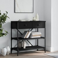 Konsolentisch Schwarz 75X34,5X75 Cm Holzwerkstoff