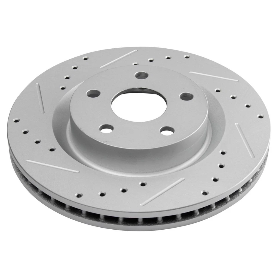 Front & Rear Brake Rotors Set For 2008-2009 Pontiac G8 Foto 3 de 4