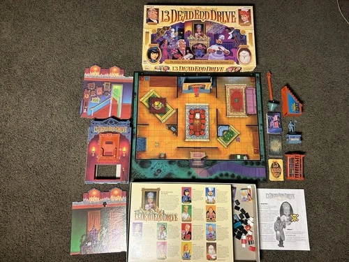 VINTAGE 13 Dead End Drive COMPLETE Milton Bradley 1993 90s Board Game