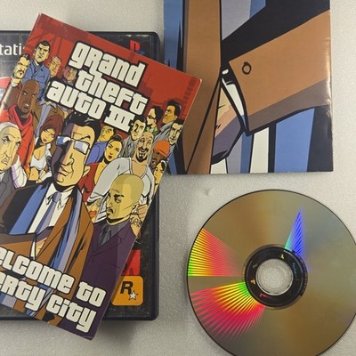 Grand Theft Auto 3 CIB With Map And Manual Ps2 (Tested)
