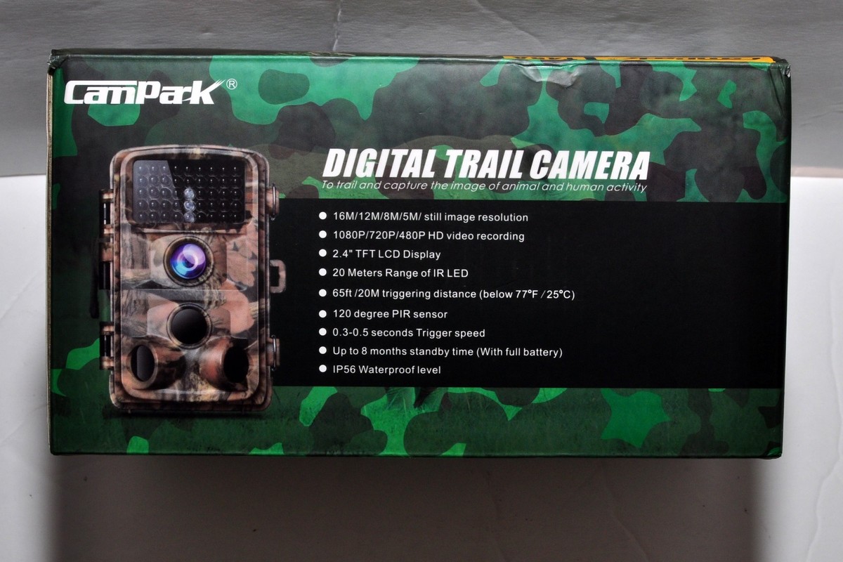 Campark T45A Trail Camera 20MP 4K Wildlife Hunting Night Vision