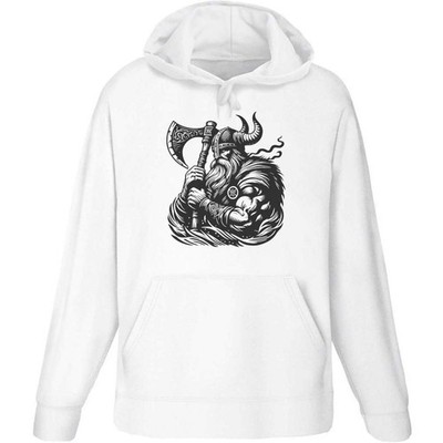 'Viking Warrior With Battle Axe' Adult Hoodie / Hooded Sweater (HO056128)