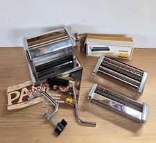 Vintage Marcato Atlas 150 Manual Pasta Machine Stainless Steel Made in Italy