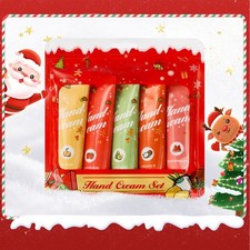1 Set 5Pcs Hand Lotion Travel Size Hand Cream Set Non Greasy Christmas Gift