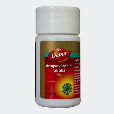 Dabur Arogyavardhini Gutika (Ras) - | For Liver & Skin Diseases 40 Tablets