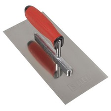 Sealey Stainless Steel 270mm Plastering Trowel Rubber Handle T7800
