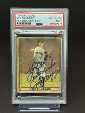1941 Playball #71~ JOE DIMAGGIO  ~ Signed Auto Autograph ~ PSA Auth