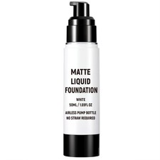 White Liquid Foundation for Halloween Costume and Cosplay Makeup Full Cover...