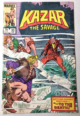 Ka-Zar The Savage: Brother Can You Spare A Mine?  Aug 1984 #33 8.0 VF Marvel