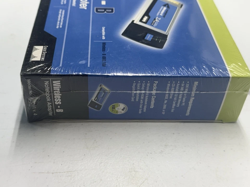 NEW Linksys Wireless-B Notebook Adapter Model WPC11 v4 Laptop WiFi Card 11Mbps - Image 3 of 4