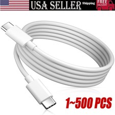 USB-C to USB C Type-C Fast Charging Data SYNC Charger Cable Cord 3/6/10FT lot