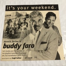 Buddy Faro CBS Tv Series Print Ad Advert Dennis Farina Frank Whaley TPA7