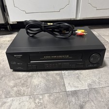 Sharp VC-A410U 4-Head VCR VHS Video Cassette Recorder Tested Working No Remote