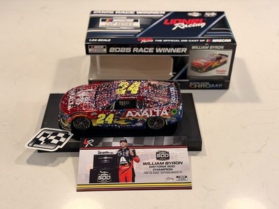 William Byron #24 Axalta Daytona 500 Win 2025 Chevy COLOR CHROME 1:24 Diecast