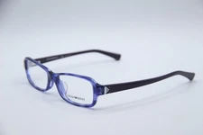 NEW EMPORIO ARMANI EA 3016F 5098 CLEAR BLUE AUTHENTIC FRAMES EYEGLASSES 53-16