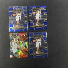 4x 2023-24 Panini SELECT Keyonte George RC Jazz #109 RED CRACKED ICE & 3X BASE