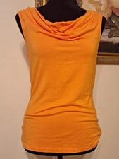Women’s Orange LAUREN RALPH LAUREN Sleeveless Tank Top (M)