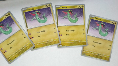 4x FAST SHIPPING Dreepy 071/131 Pokémon Prismatic Evolutions - 第 3/6 張圖片