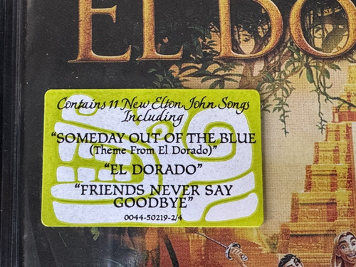 Elton John Tim Rice The Road to El Dorado Movie Soundtrack 14 Tracks Sealed - Picture 17 of 17
