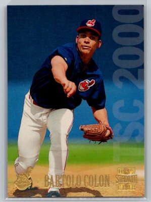 colon　0102 ♡ 💎1997 Stadium Club Baseball #192 Bartolo Colon - Cleveland