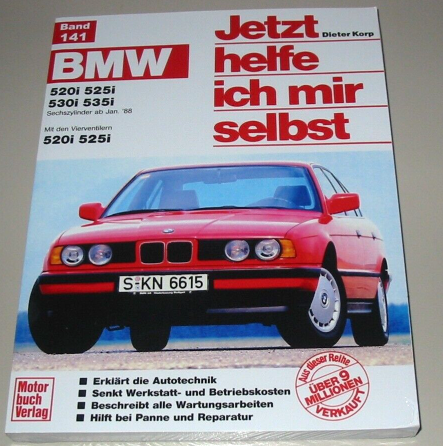 Reparaturanleitung BMW 5er E34 / E 34 520i 525i 530i 535i 6 Zylinder ab 1988 NEU