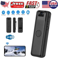 New 1080P Audio Video DVR IR Night Cam HD WIFI Camcorder Mini Police Body Camera