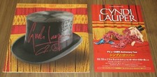 With PROMO tour flyer! Cyndi Lauper JAPAN 2019 tour book MORE LISTED $0 ship!