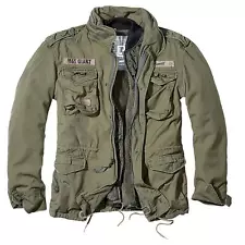 Brandit Classic M65 Giant Jacket Military Vintage Style Removable Lining Olive