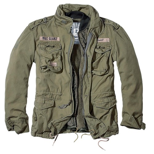 Brandit Classic M65 Giant Jacket Military Vintage Style Removable Lining Olive