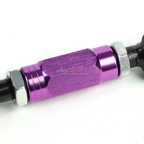 FOR 88-00 CIVIC/CRX/DEL SOL/DC PURPLE ADJUSTABLE REAR LOWER TOE CONTROL ARM/BAR - Picture 3 of 5