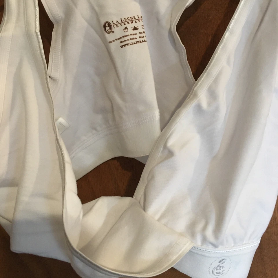 Sujetador de lactancia para mujer, La Leche LEAGUE, blanco, 4150, TALLA GRANDE B100 Foto 2 de 4