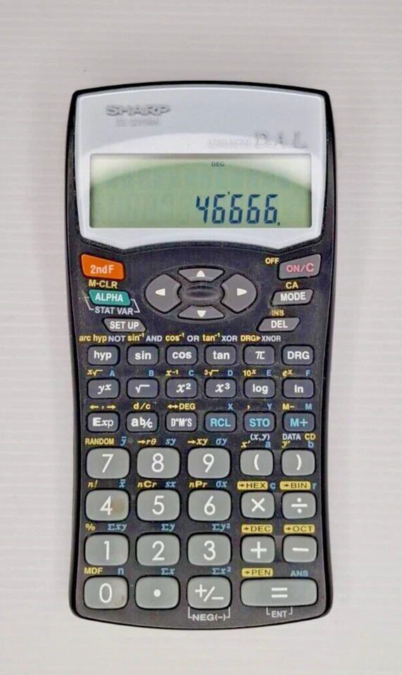 Sharp EL-531WH Scientific Calculator Advanced DAL - Image 2 of 2