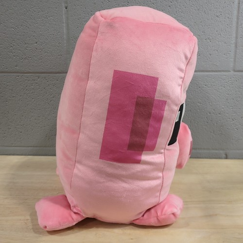 NEW Mattel Mojang Minecraft SUPER SOFT PINK PIG PILLOW 14' Plush A4 - Picture 4 of 7