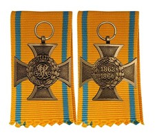 Erinnerungskreuz an die Bundesexekution 1863/64 in Holstein (K&ouml;nigreich Sachsen)