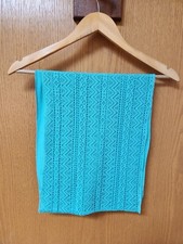 Turquoise Crochet Accent Infinity Scarf. NWOT. Cute.