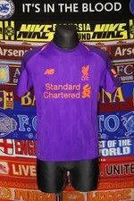 5/5 Liverpool adults S 2018 away original football shirt jersey trikot soccer .